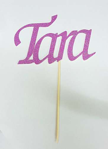 Custom Name Cake Topper - Click Image to Close